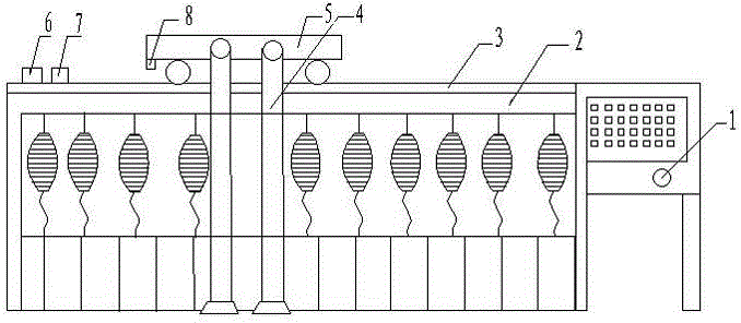 Start-stop control method of blowing and suction trolley of spinning machine