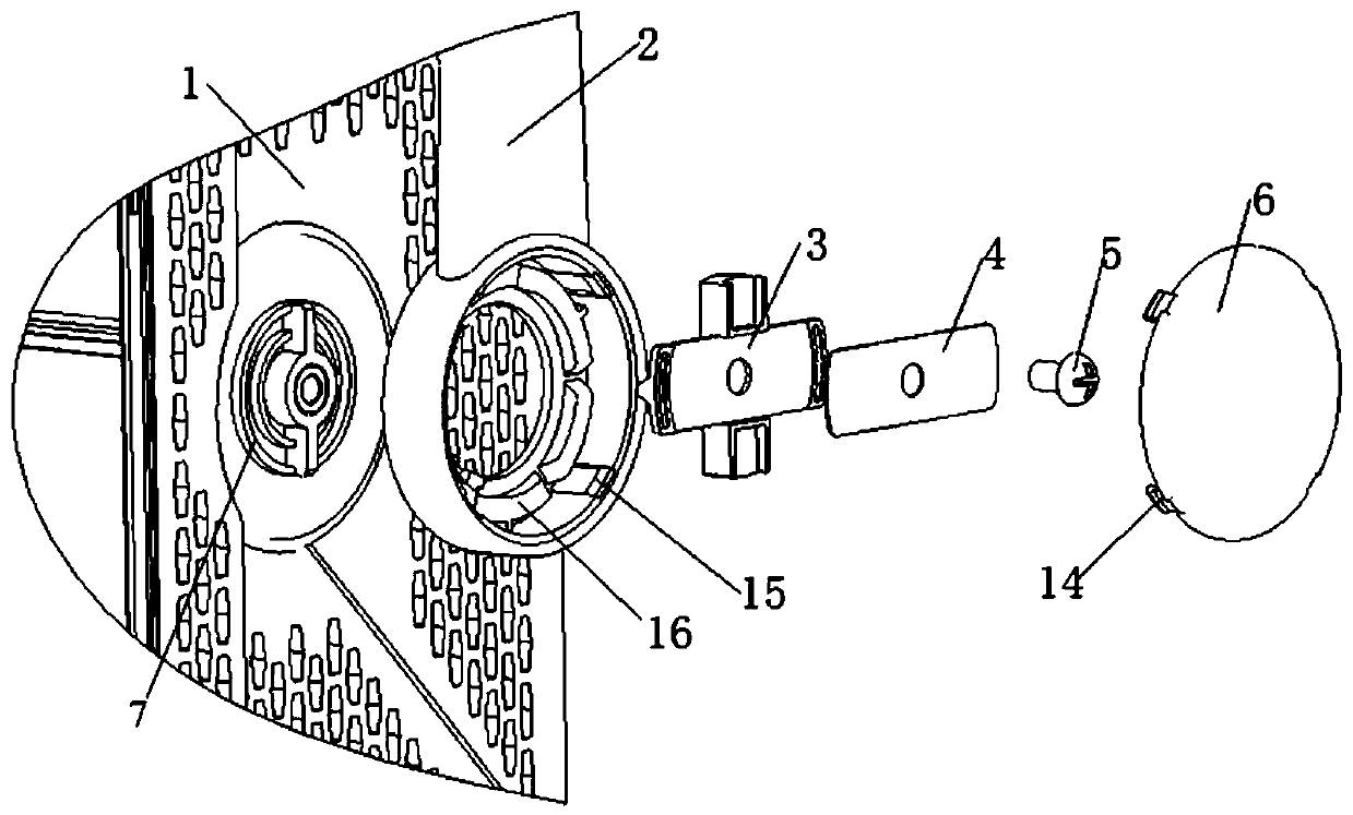 Handle structure for portable instrument, portable instrument and application method thereof