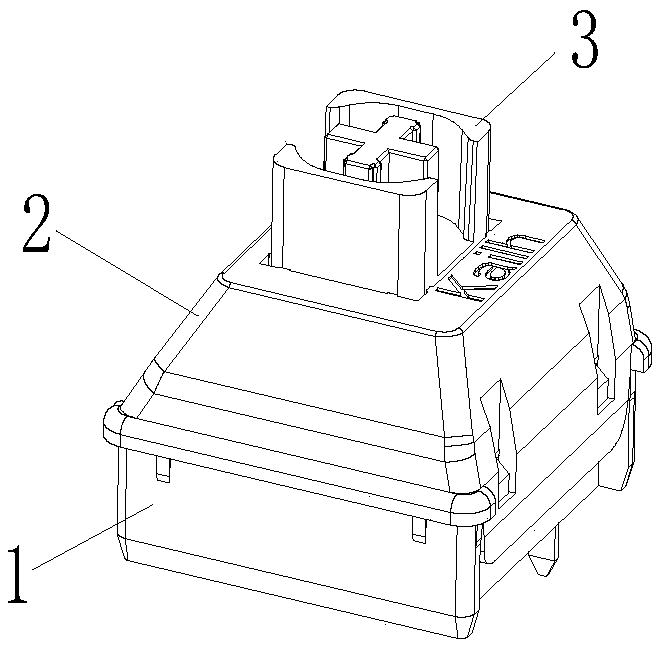 A key switch with the function of pressing and producing sound