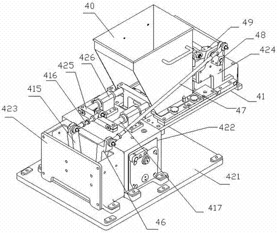 A device for forming dry food