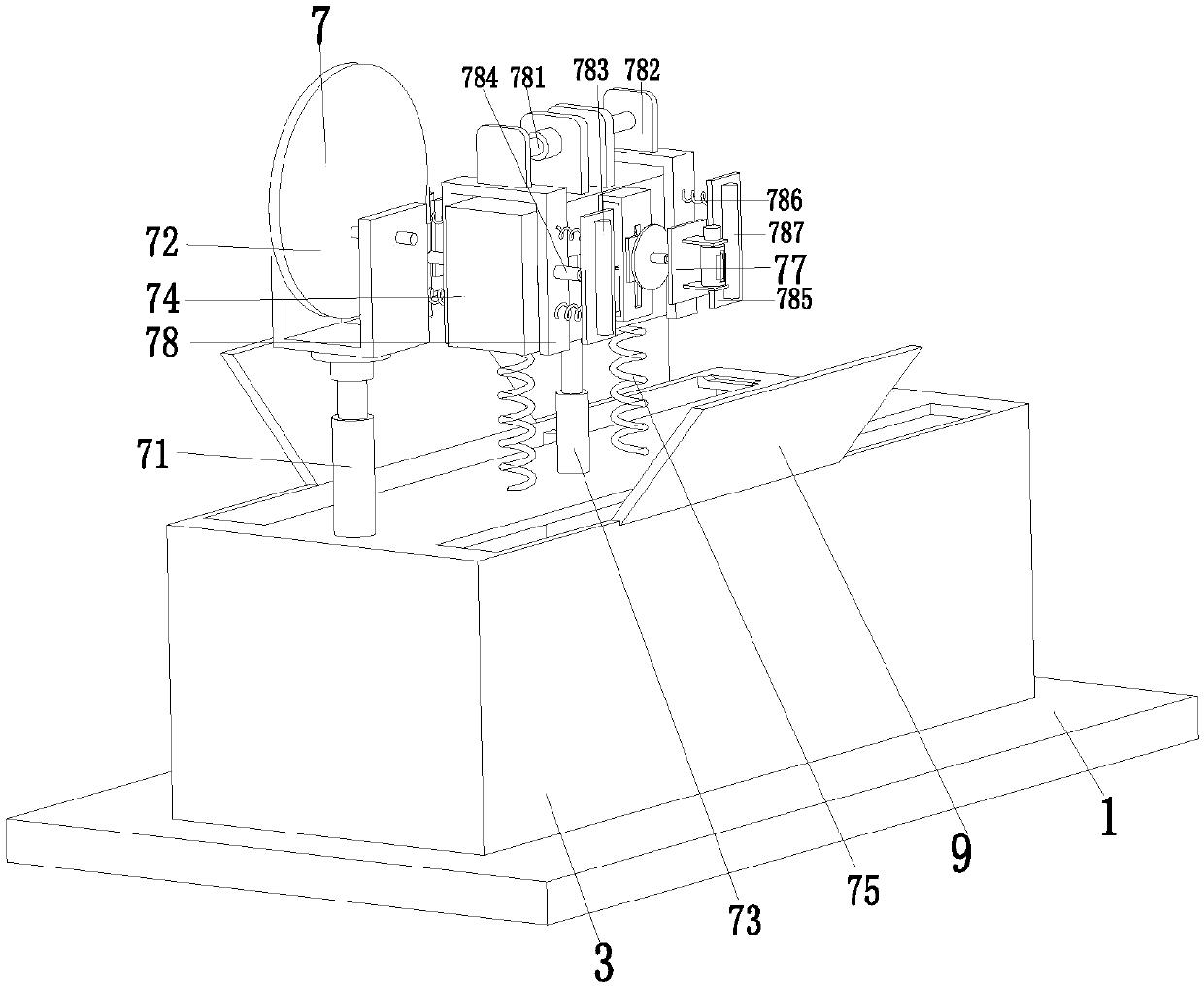 Automatic gourd ladle opening separator for traditional Chinese medicines for treating orthopedic diseases in hospitals