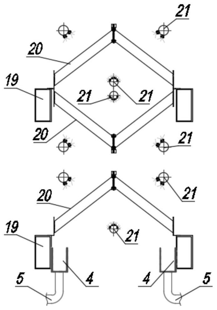 Demister flushing water recycling system and method