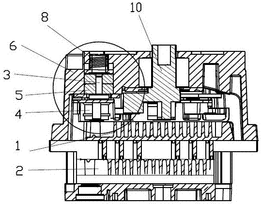 Accurate assembly method and improved structure of air compressor motor plate and static plate plane gap