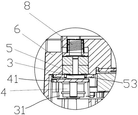 Accurate assembly method and improved structure of air compressor motor plate and static plate plane gap