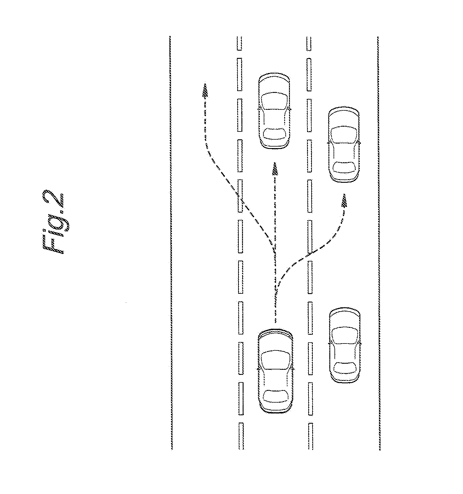 System for predicting a driver's intention to change lanes