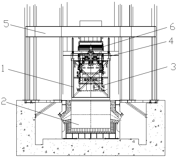 Removal method of furnace nose of hot-dip galvanizing unit