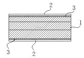 Environment-friendly fiber non-woven fabric multilayer composite board used for home decoration and preparation method thereof