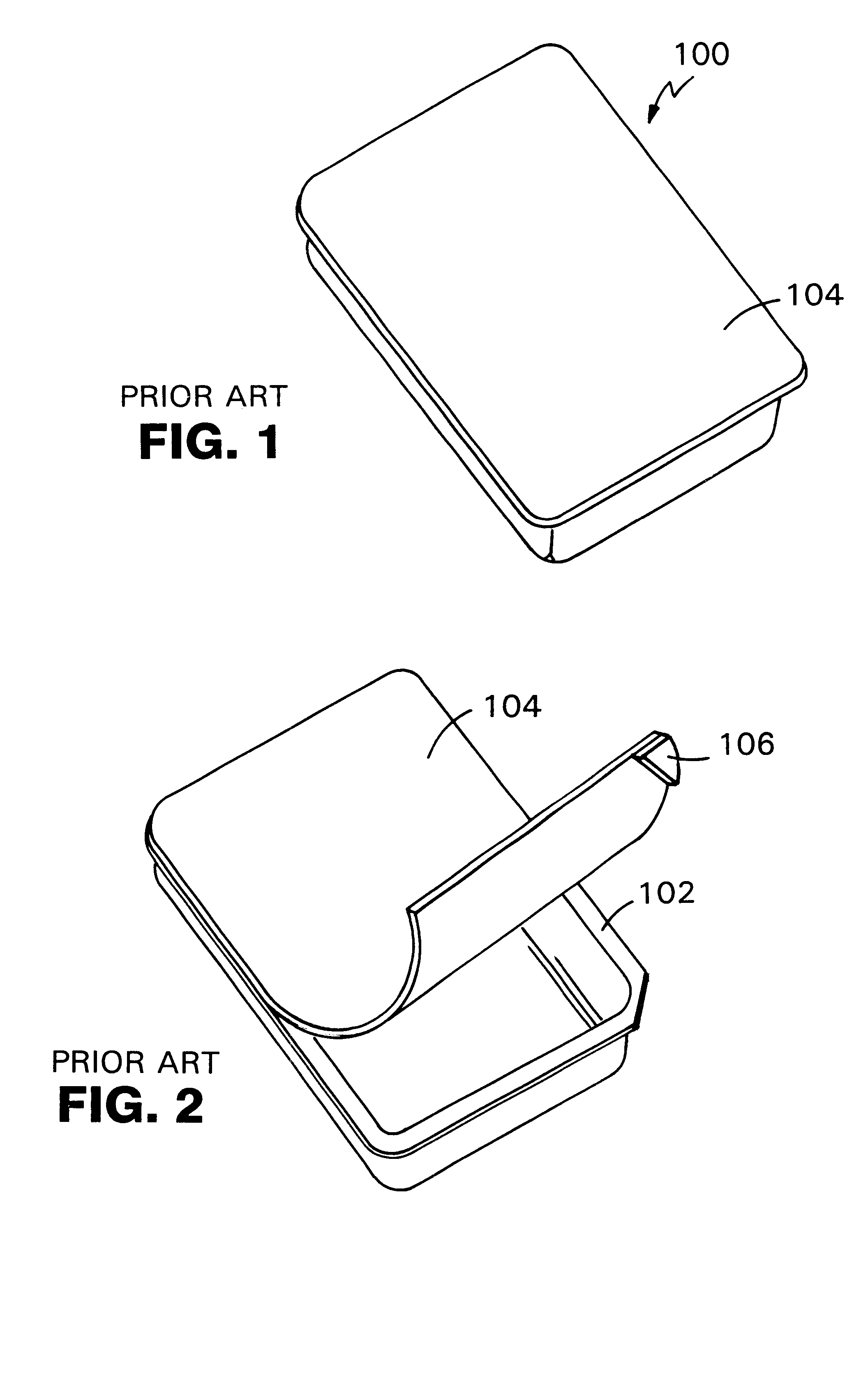 Sealed container for an article of personal use such as a razor cartridge