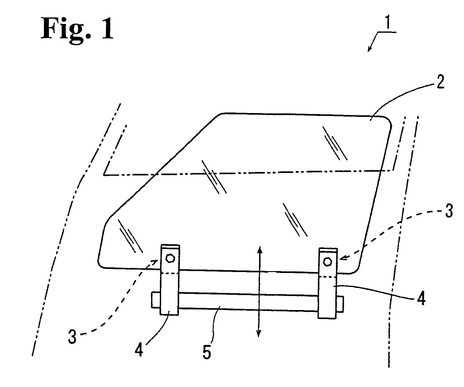 Glass fixing grommet