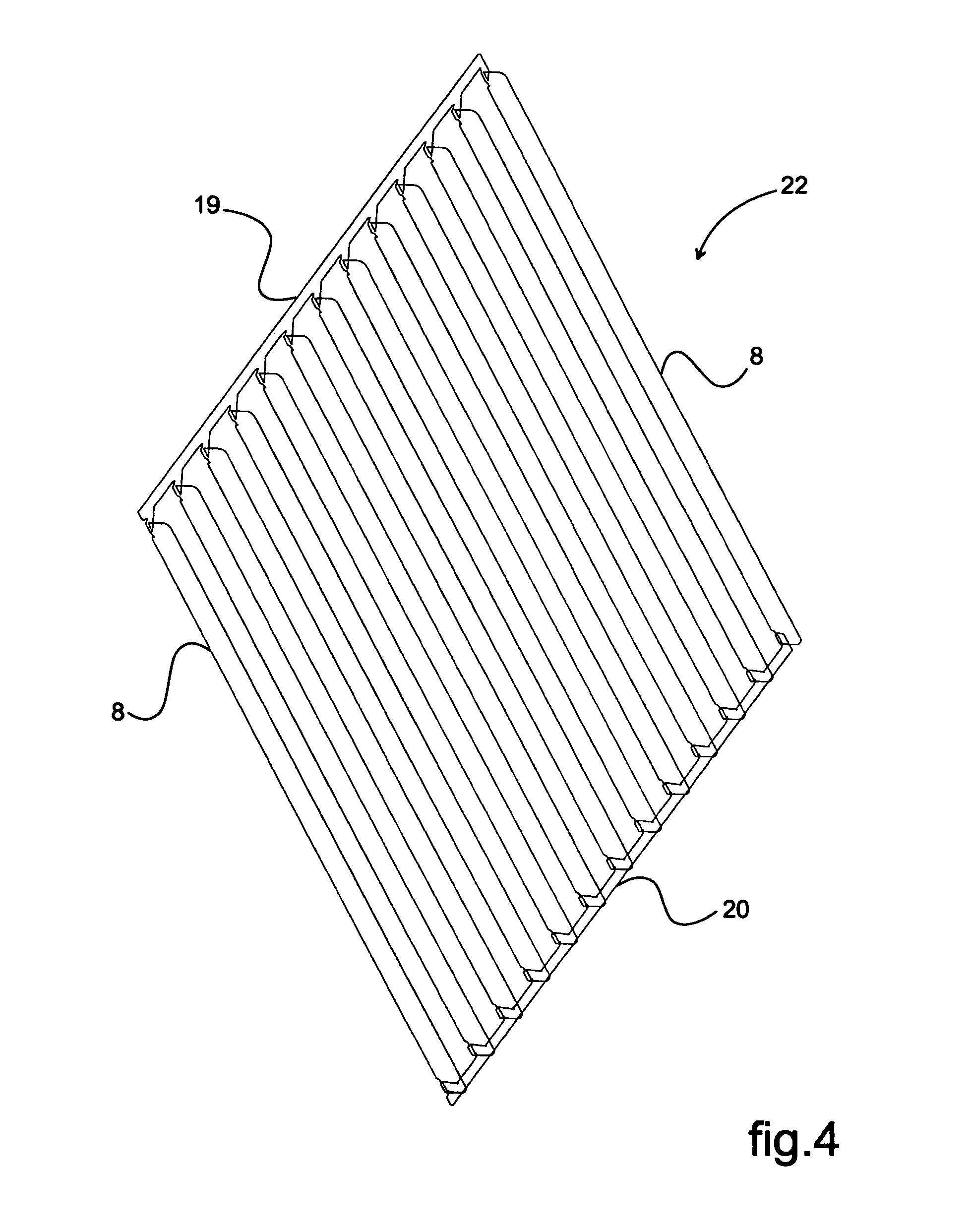 Device for ionizing particles carried in an airflow, for ventilation, heating, and/or air-conditioning system in particular