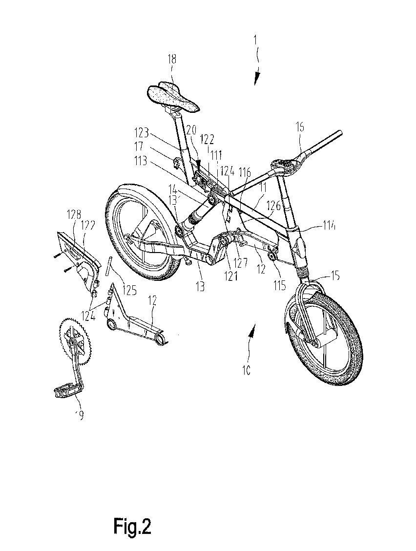 Collapsible bicycle