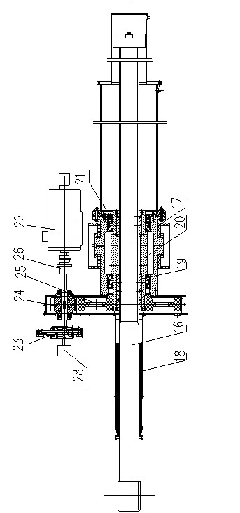 Horizontal luffing grab portal crane