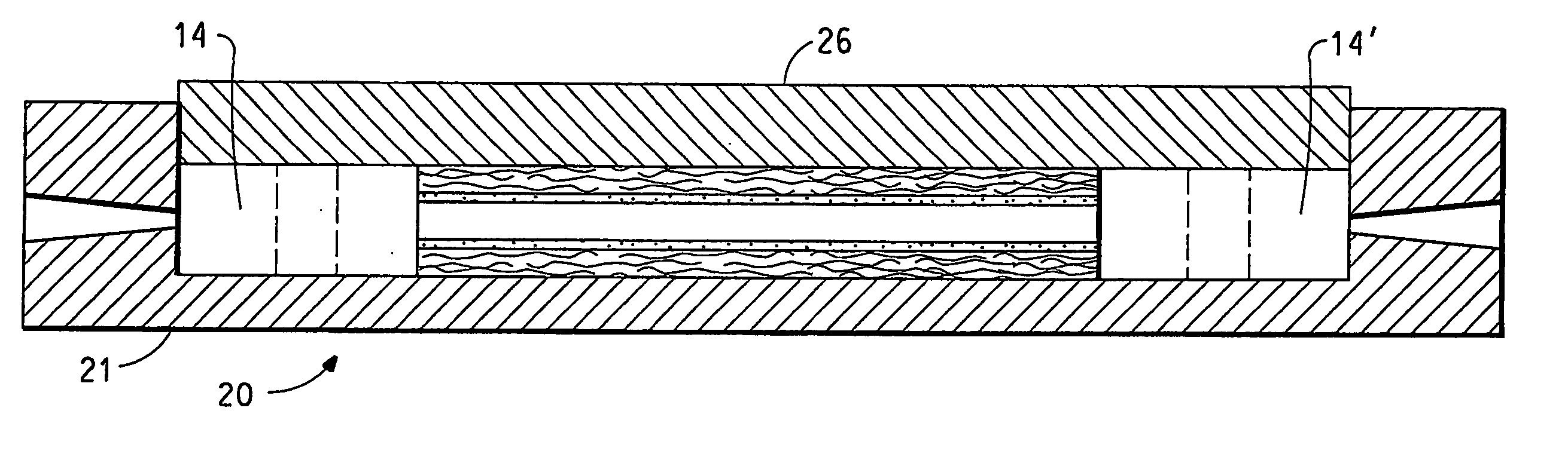 Unitized membrane electrode assembly and process for its preparation