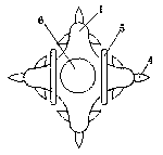 Guarantee control device of multiple unmanned aerial vehicles in competition at complex terrain, and use method thereof