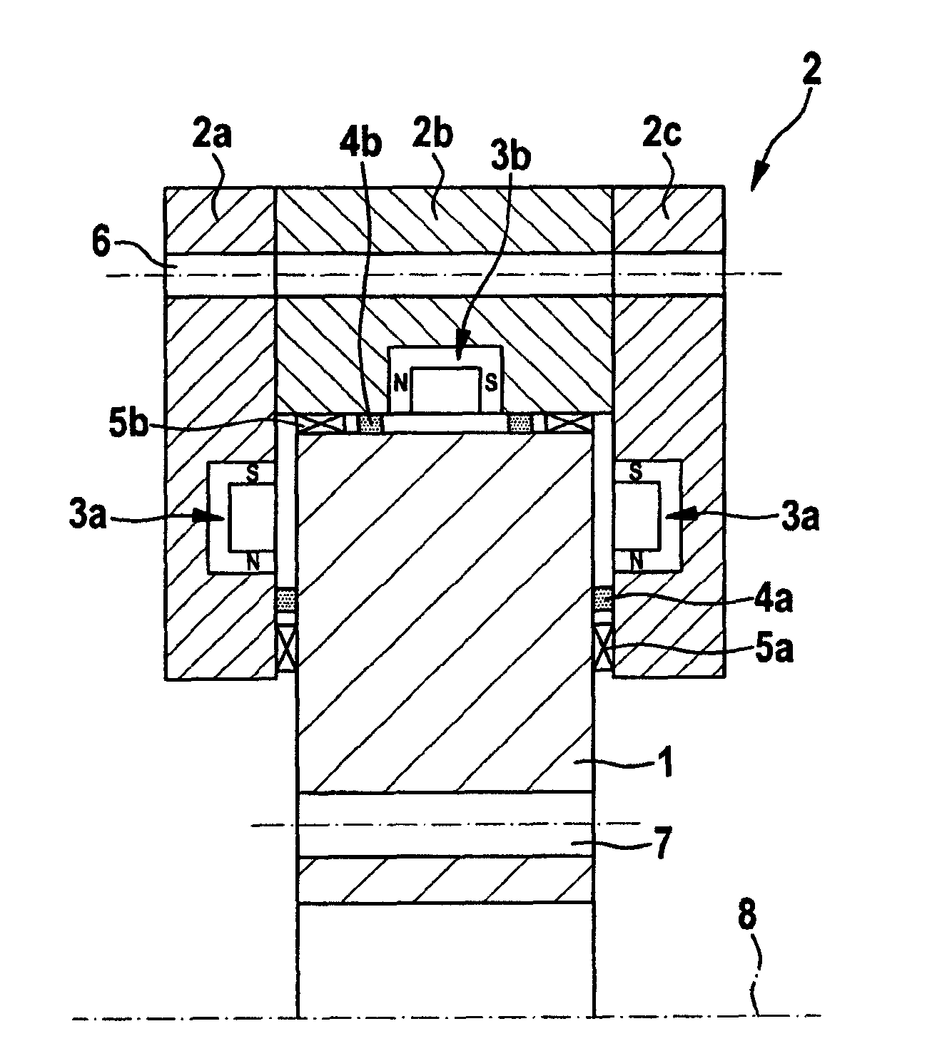 Method and bearing for supporting rotatable devices, particularly a medical scanner