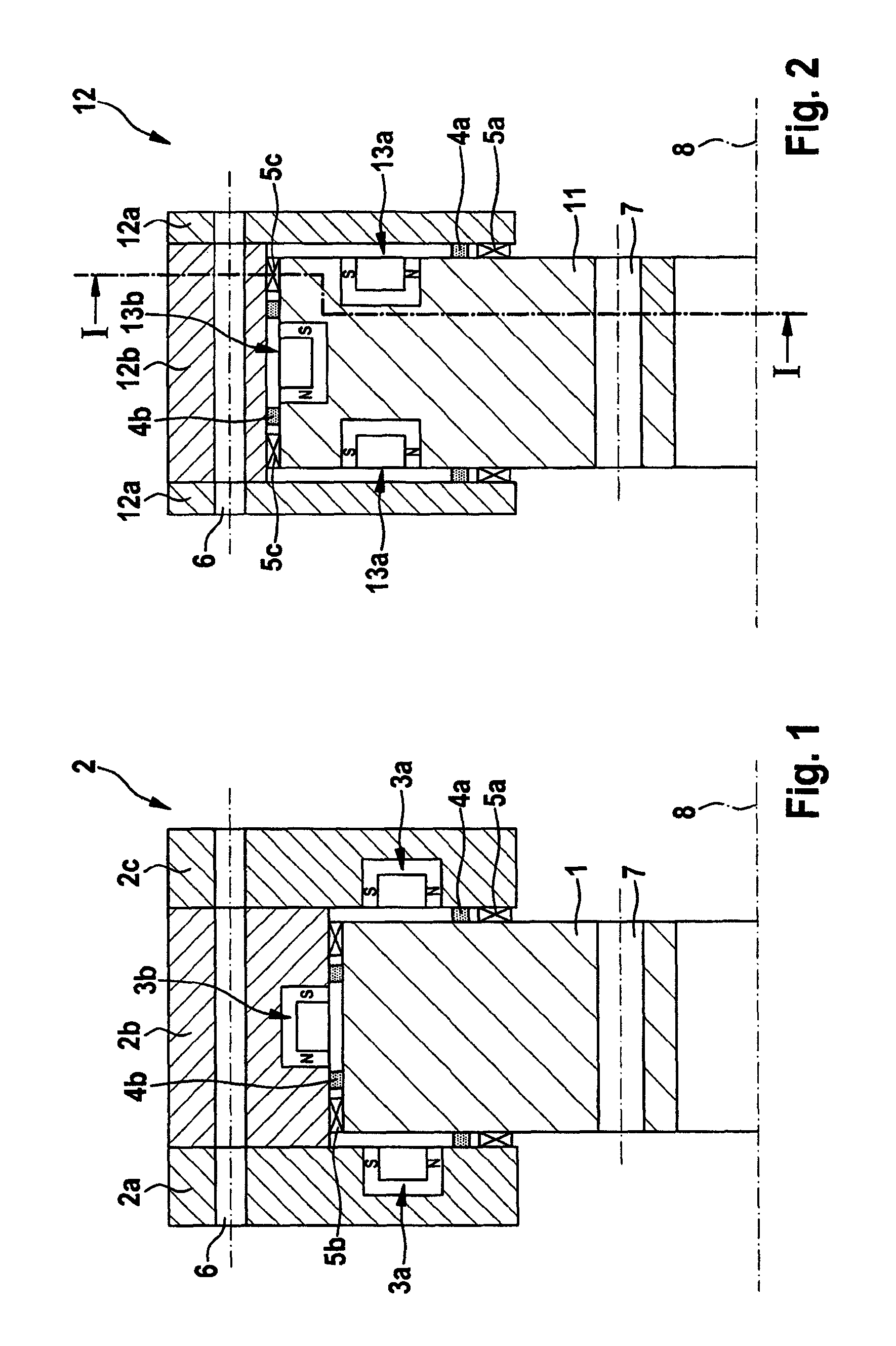 Method and bearing for supporting rotatable devices, particularly a medical scanner