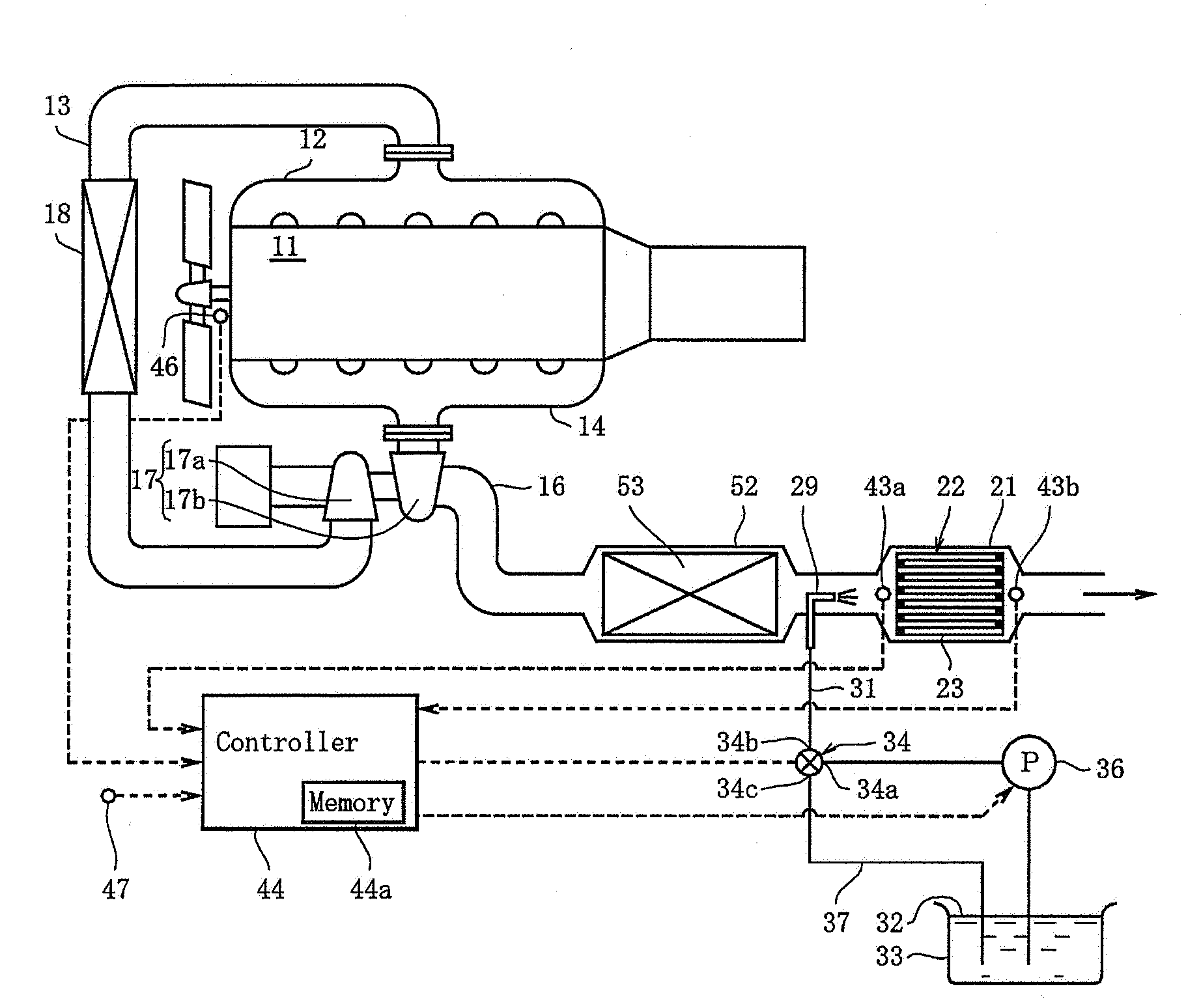 Selective reduction catalyst and engine exhaust gas purifier using the same