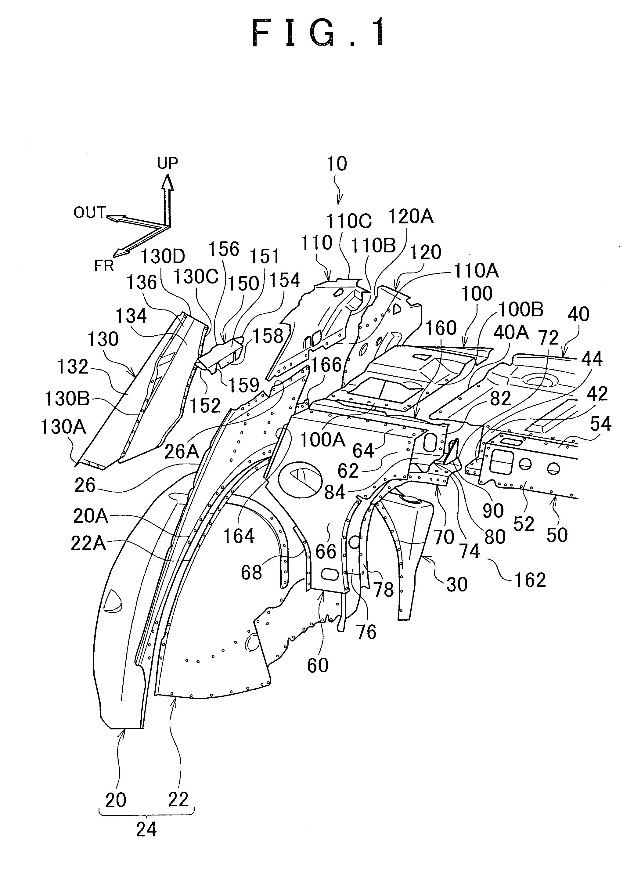 Vehicle body rear structure