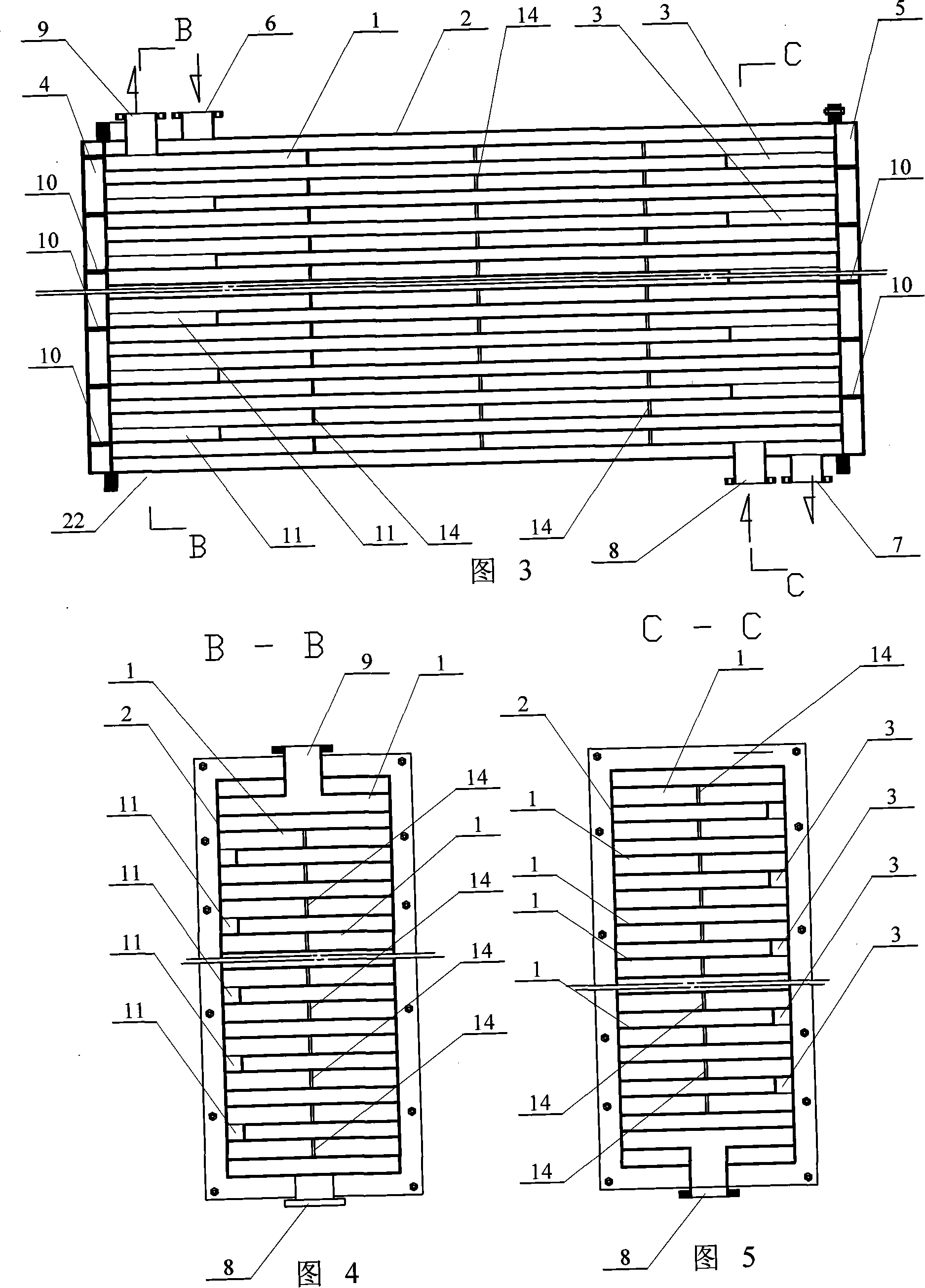 Polluted water or ground surface water source heat pump flow passage type heat transfer system