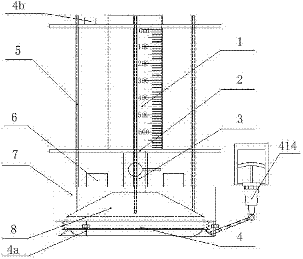 Device and method for measuring water permeability coefficient of asphalt pavement