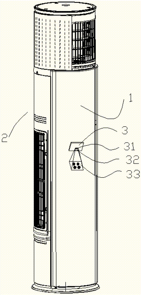 Air conditioner controller having light projection touch control function, and air conditioner