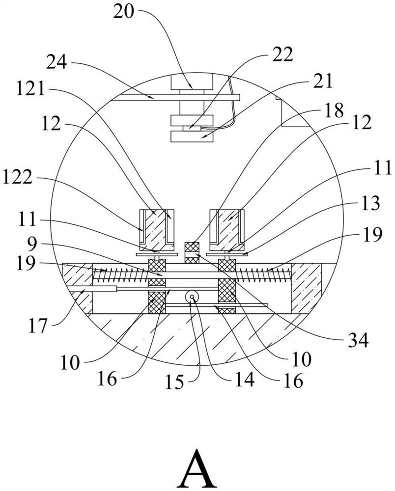 Pressure testing device for sensor production