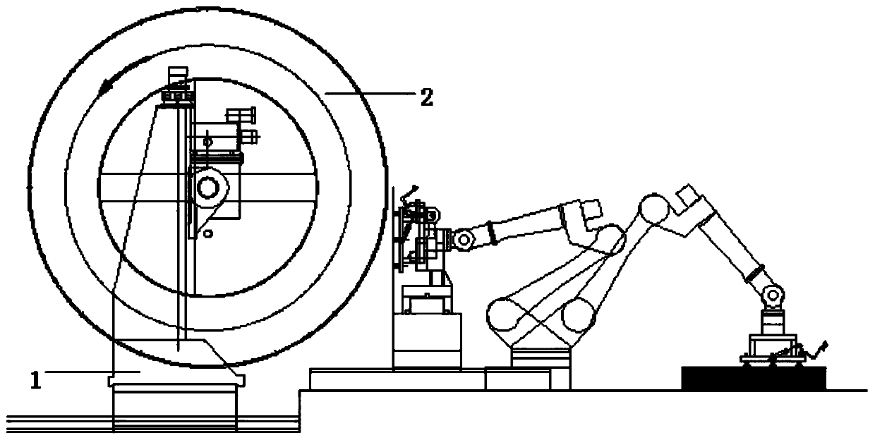 Packing method of high-voltage cable coil and packing device thereof