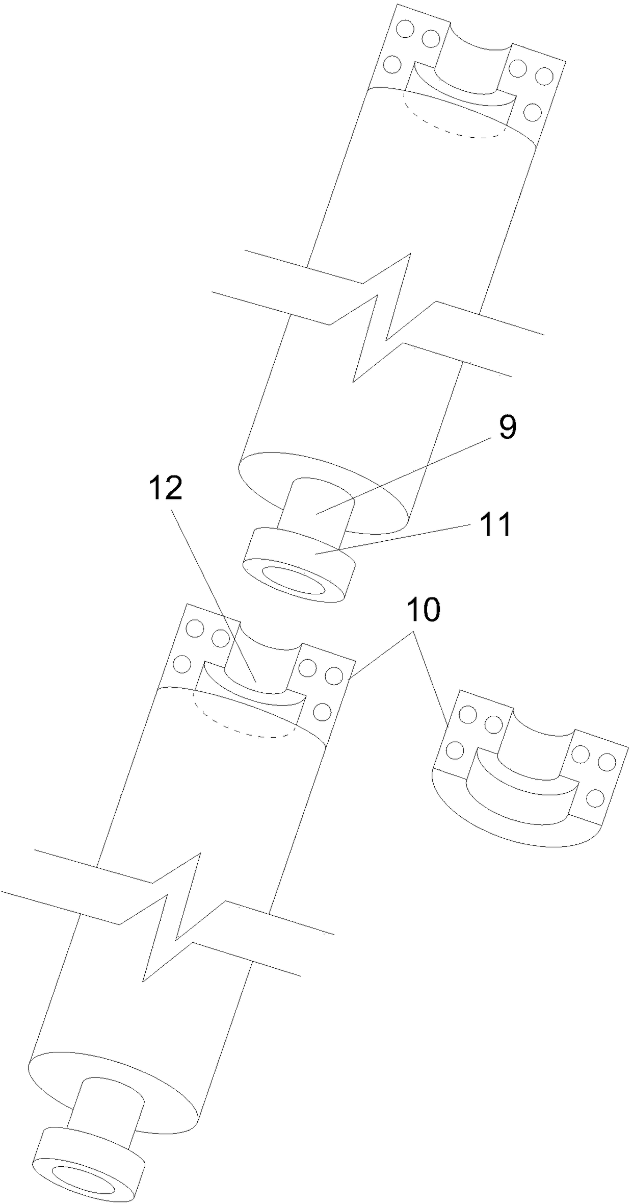 Multi-layer thermal insulation protection sleeve and application thereof