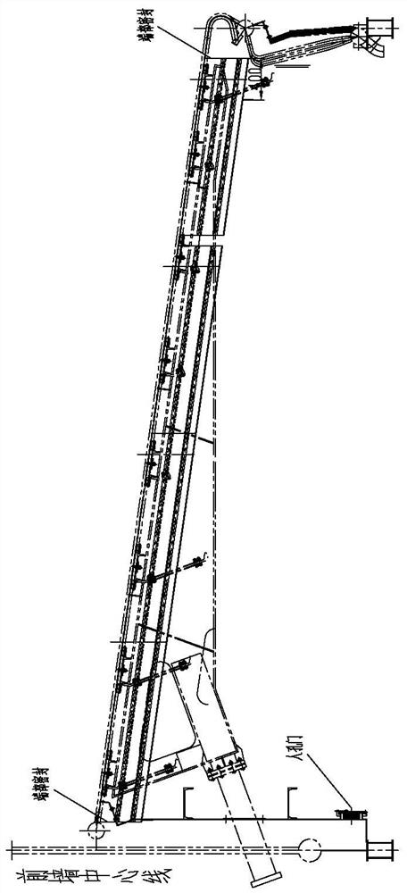 Sealing structure for boiler reciprocating grate