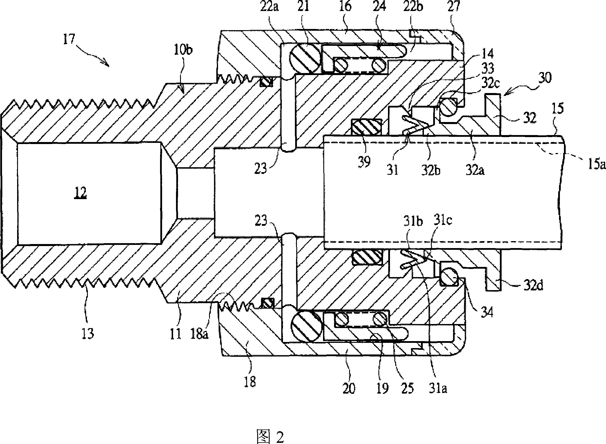 Pressure state display device