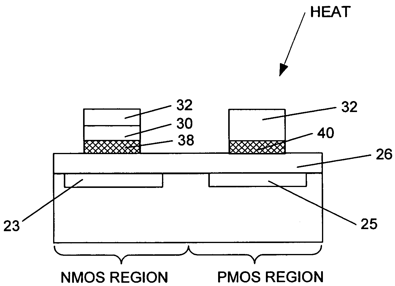 Method of fabricating a CMOS device with dual metal gate electrodes