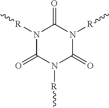 Polyisocyanurate based cement for wellbore fluid loss prevention