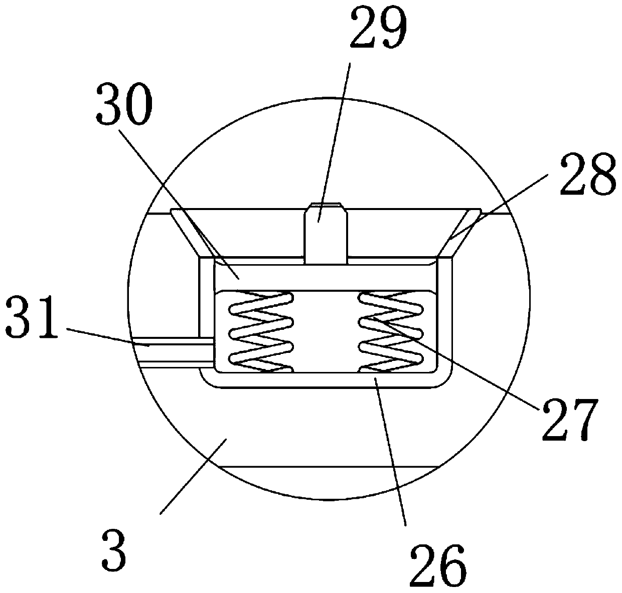 A pressurizing device for aerospace composite materials