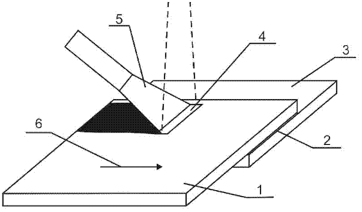 Method for laser powder-filled welding of aluminum/steel dissimilar metal joint without brazing flux