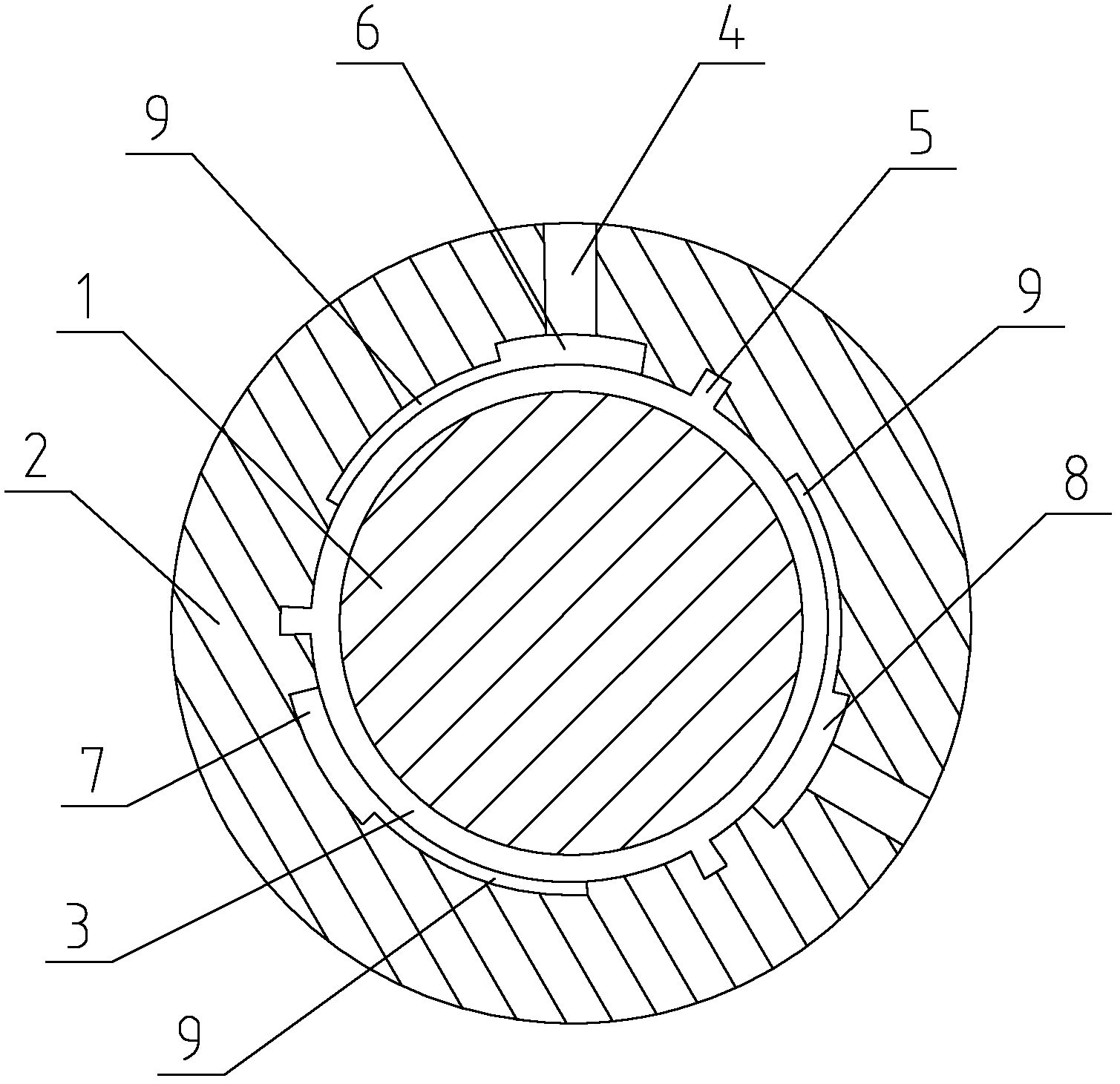 Dynamic static pressure mixing main shaft device