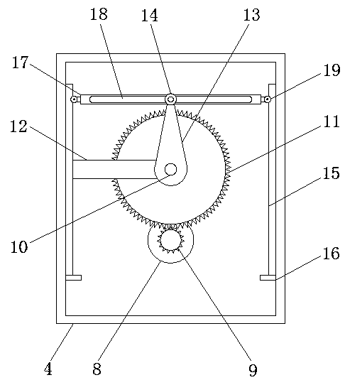 Mashing device for medical medicines