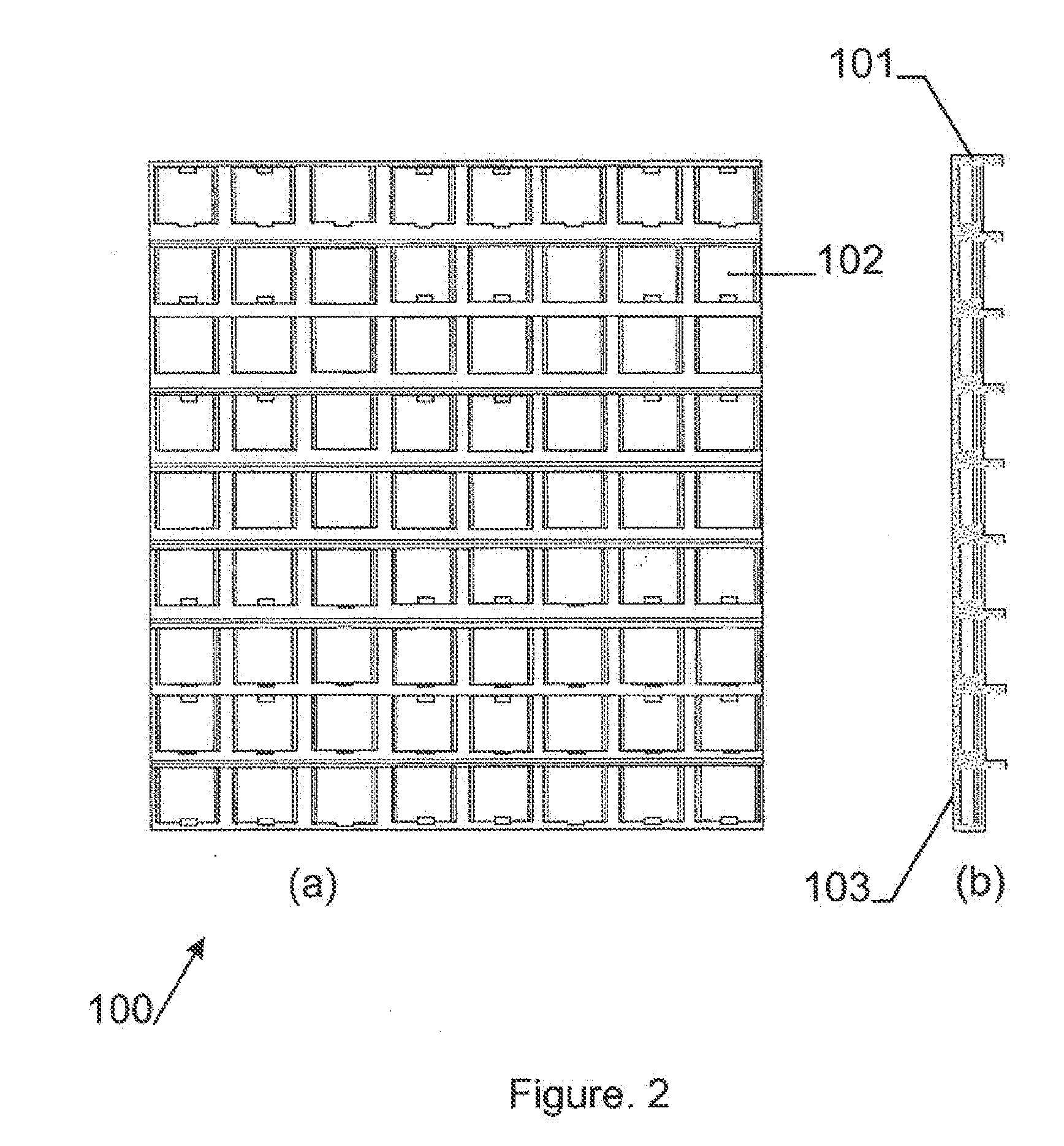 Method and device for shading in a display system