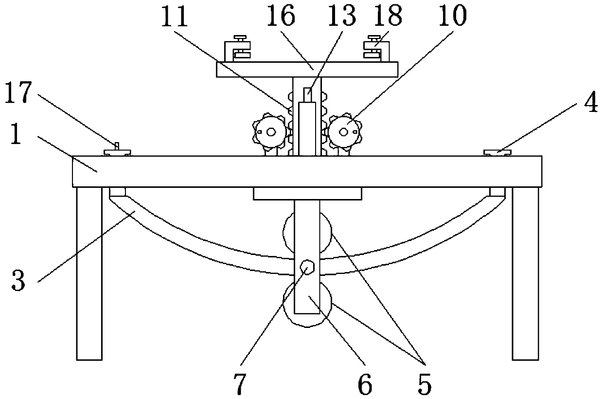 Workbench for polishing auto parts