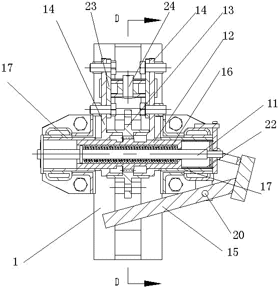 Integral lifting scaffold force feedback anti-drop locking mechanism