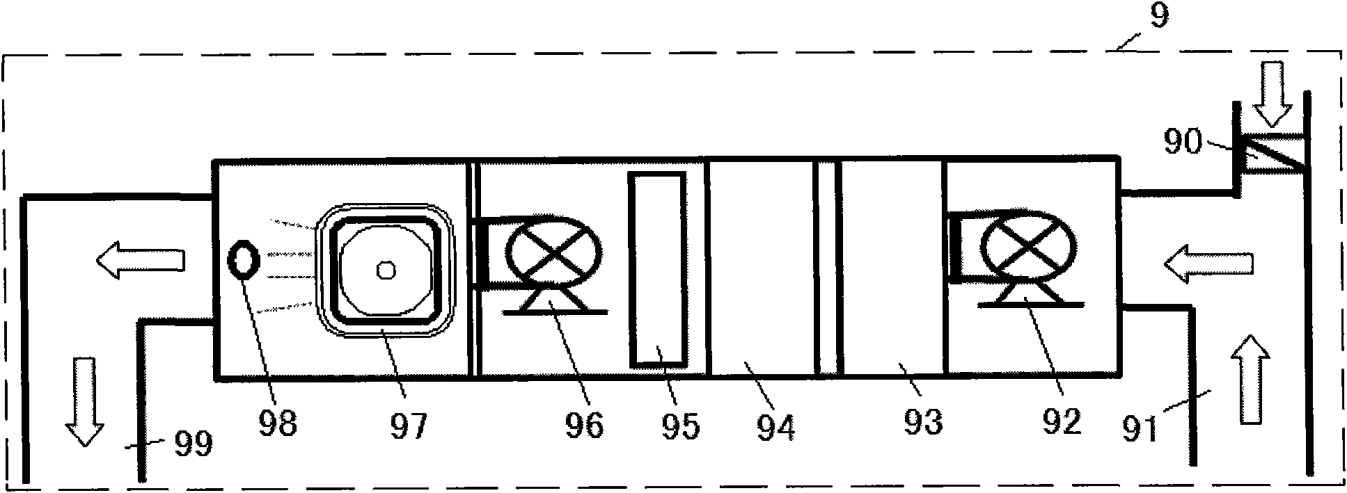 Environmental-control type closed greenhouse