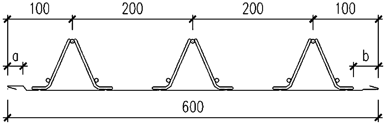 Anti-leakage connecting plate for steel bar truss floor support plates