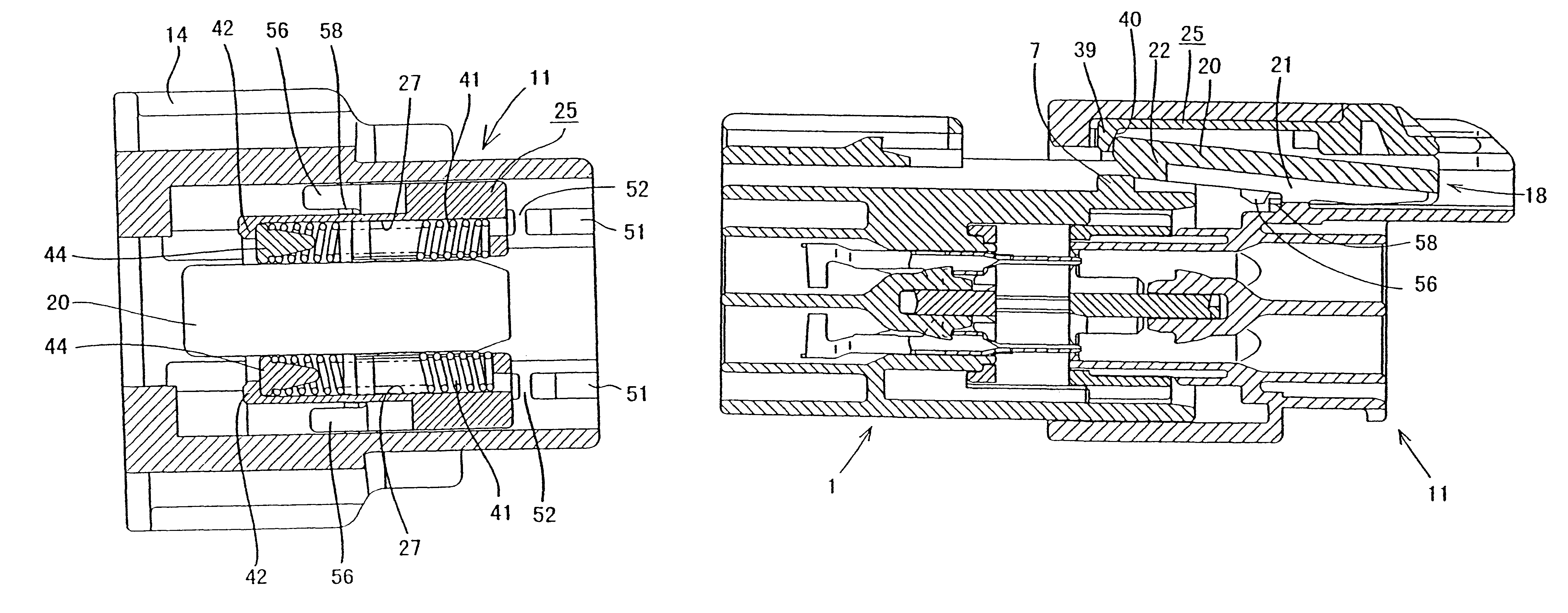 Fitting detecting connector