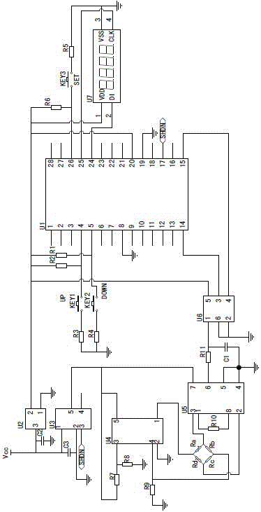 A pressure measurement method of a micro-power digital pressure gauge