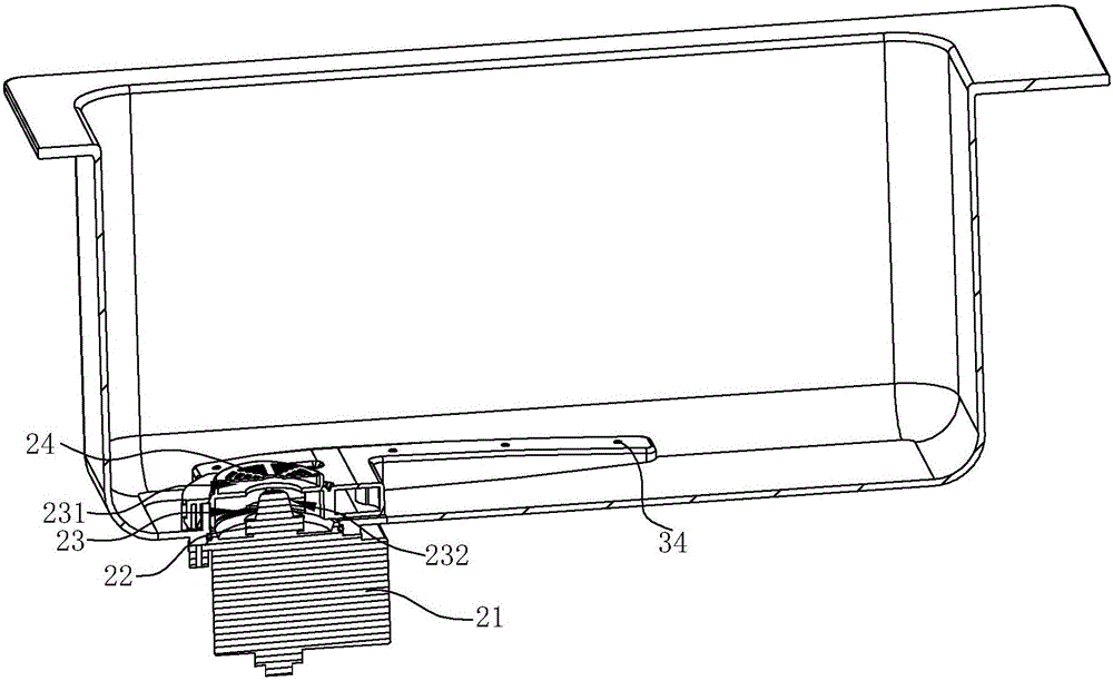 Water tank type cleaning machine