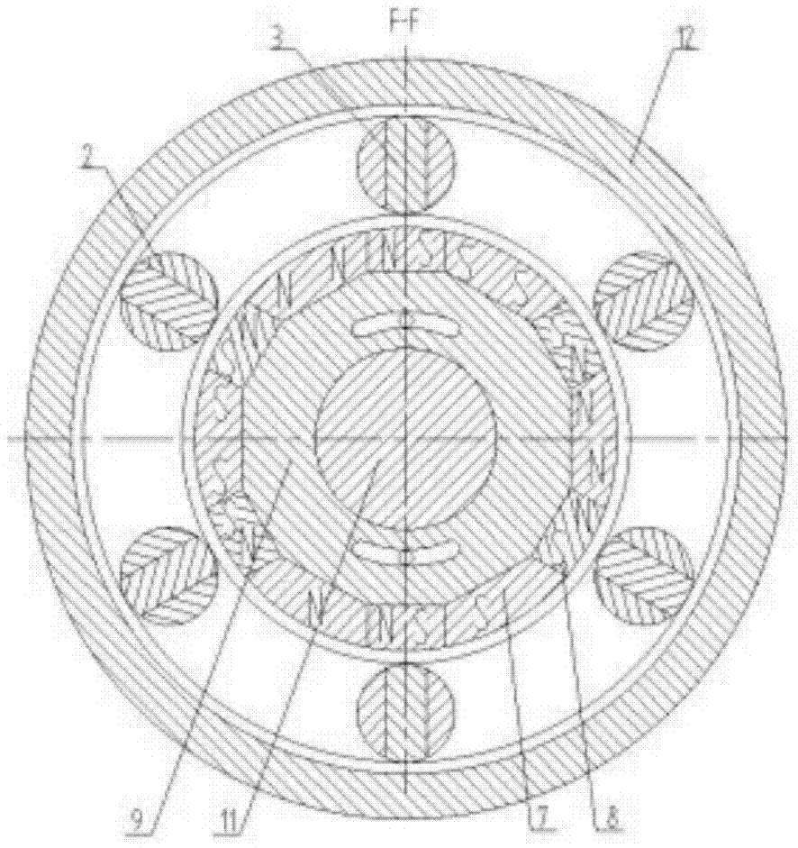 Permanent magnet speed regulator with fixed magnetic gap