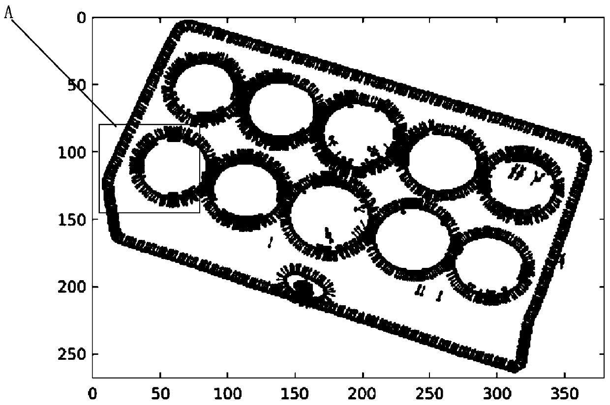 Multi-ellipse detection and evaluation algorithm and device based on image gradient information, terminal and readable storage medium