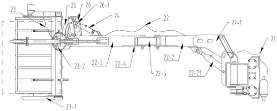 Front wall surface cleaning device