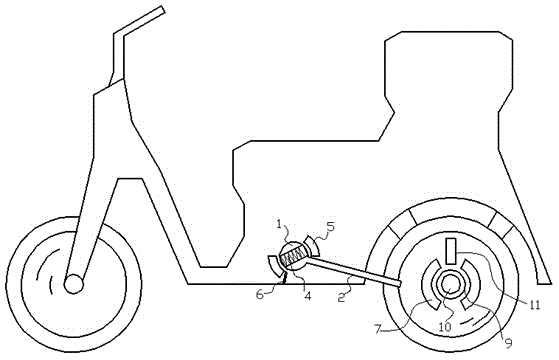 Stand of electric vehicle