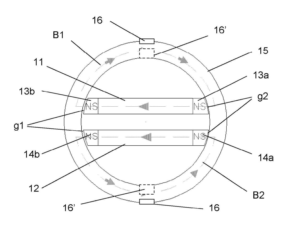 Flexure-based system for measuring torque on a shaft