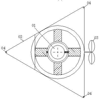 Combined type triangle wing ducted aircraft